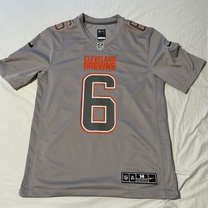 CLEVELAND BROWNS BAKER MAYFIELD NFL FOOTBALL JERSEY.